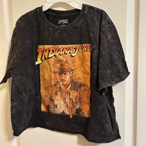 🤪3/$10 Indiana Jones Graphic T-Shirt crop top